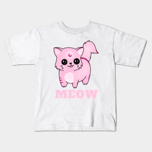 Moon Cat Kids T-Shirt
